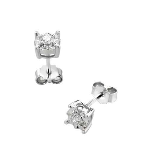 ORECCHINI PUNTI LUCE A FILO 0.03 ct