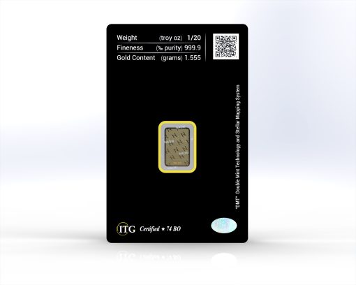 Lingotto Naóri in Oro - 1.555 grammi (troy oz) 1/20