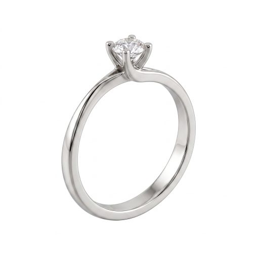 Anello Solitario 0.07ct.