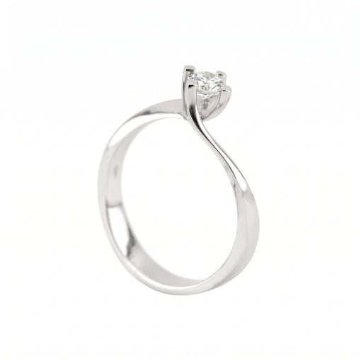 Anello Solitario 0.03ct.