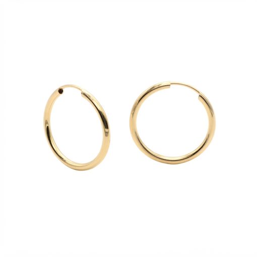 Orecchini a Cerchio in Oro 750‰ - 1,75 gr.