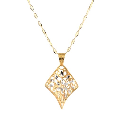 Ciondolo in ORO 750‰ Giallo e Bianco 4,10 gr.