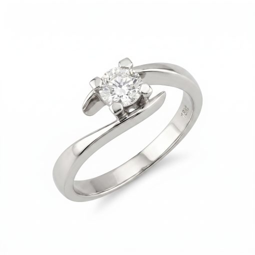 Anello Solitario 0.45ct