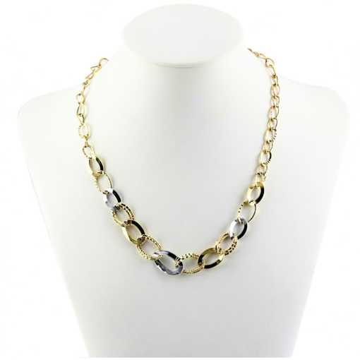 Collana in ORO 750‰ GIALLO e BIANCO 8.46 gr.