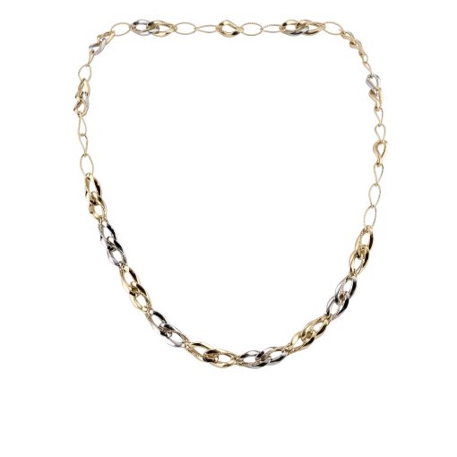 Collana in ORO 750‰ GIALLO & BIANCO 9.08 gr.