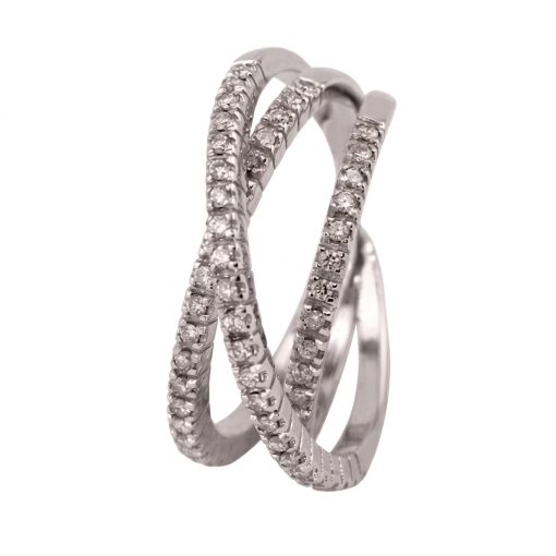 Anello Fantasy 0.60 ct in oro bianco