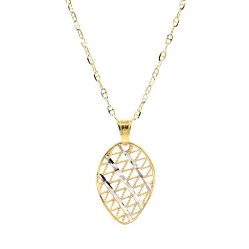 Ciondolo in ORO 750‰ Giallo e Bianco 4 gr.