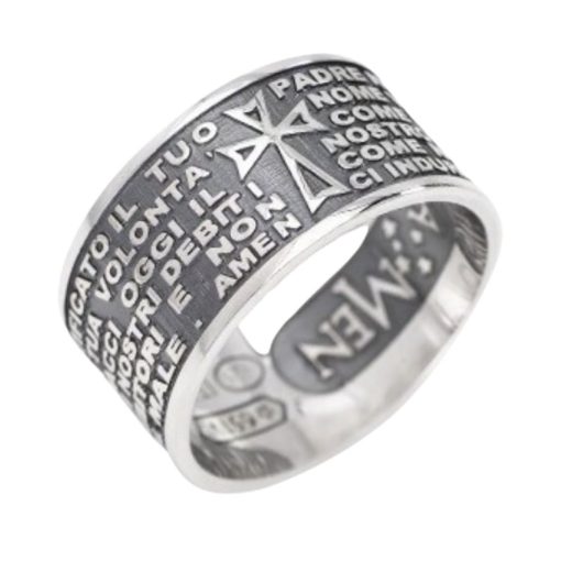 Anello Amen padre nostro anello PNB925-18