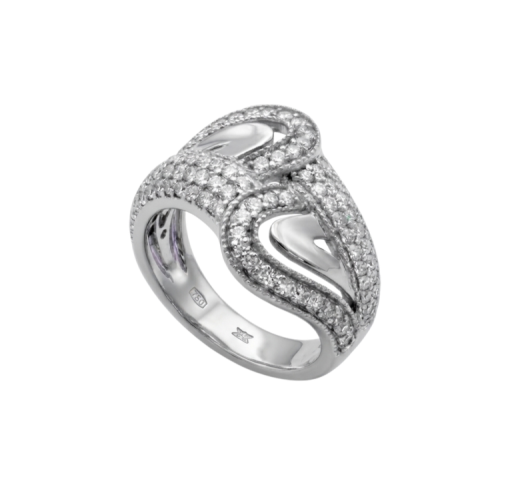 Anello in ORO 750‰ BIANCO 2.73 gr.