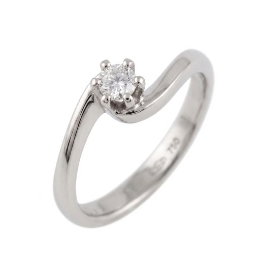 Anello Solitario 0.10ct