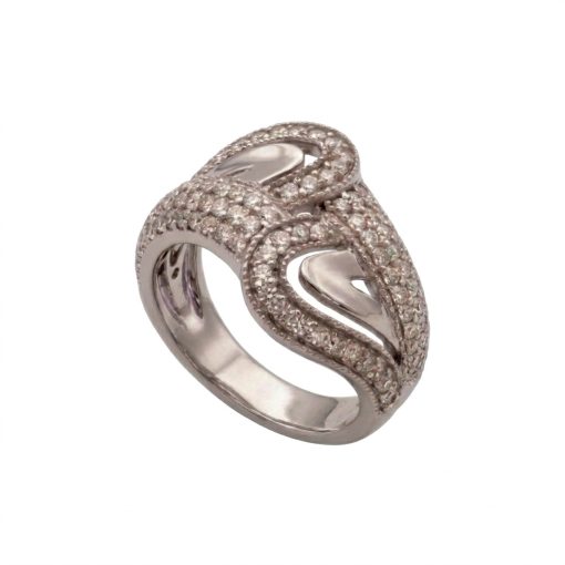 Anello in ORO 750‰ BIANCO 2.73 gr.