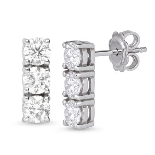 Orecchini Trilogy  0.15 ct