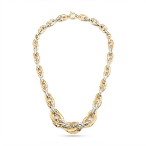 Collana in ORO 750‰ GIALLO-BIANCO - 34,00 gr.
