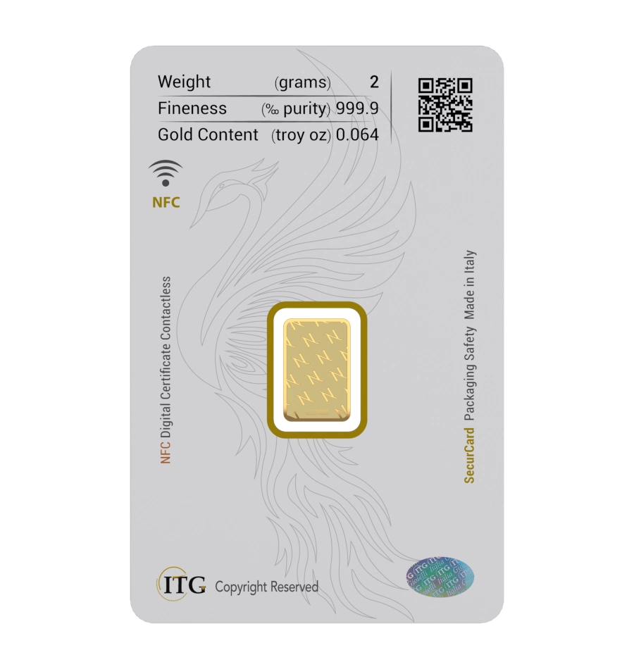 Lingotto Naóri in Oro – 2 grammi