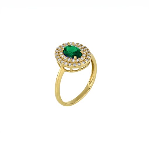 Anello Donna Ovale in Oro giallo 9KT iGOLD