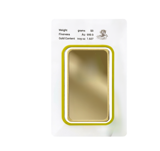 Lingotto D'Oro 999,9 Gold Bar - 50 grammi