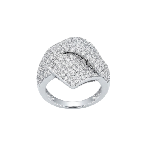 Anello in ORO 750‰ BIANCO 3.70 gr.