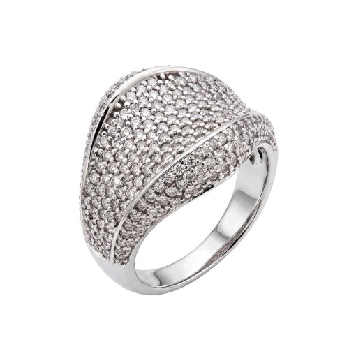 Anello in ORO 750‰ BIANCO 5.15 gr.