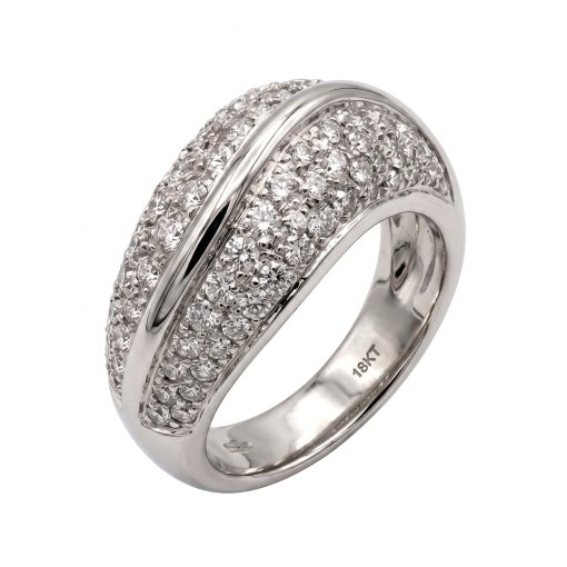 Anello in ORO 750‰ BIANCO 8.73 gr.