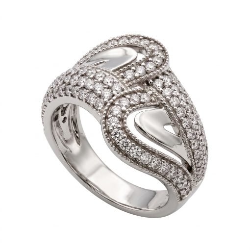 Anello in ORO 750‰ BIANCO 2.73 gr.