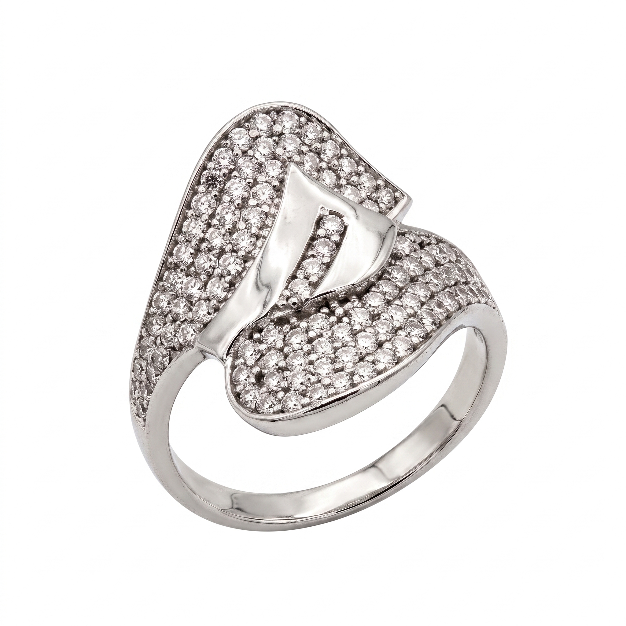 Anello in ORO 750‰ BIANCO 2.88 gr.