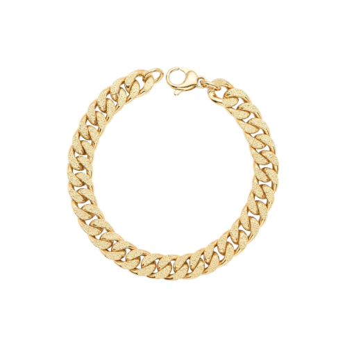 Bracciale Grumetta in Oro Giallo Satinato 750‰