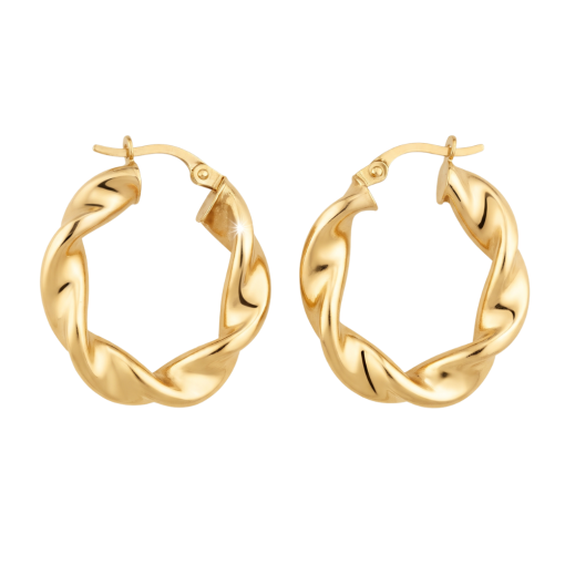 Orecchini a Cerchio in Oro 750‰ - 2 gr.